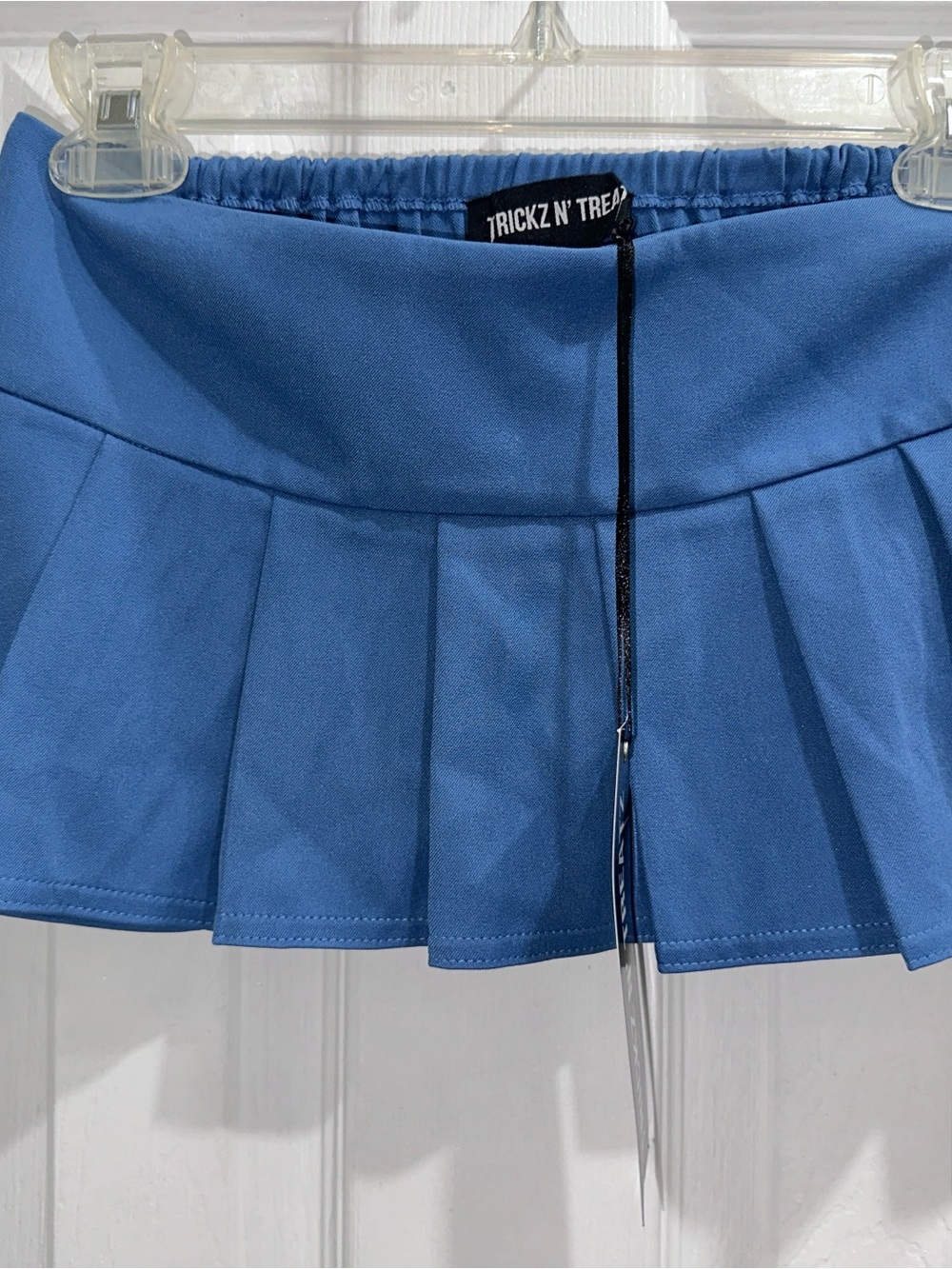 Trickz 'N' Treats - Blue Pleated Mini Skirt - Picture 11 of 15